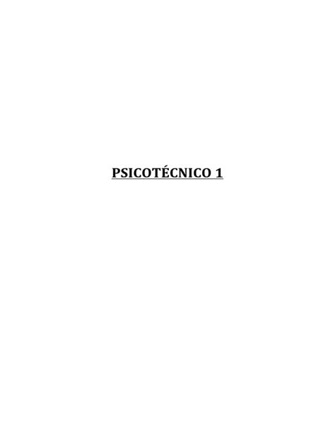 Como Se Escreve Psicotécnico - Test Psicotécnico: Letras y Números | PDF | Lingüística | Impresión