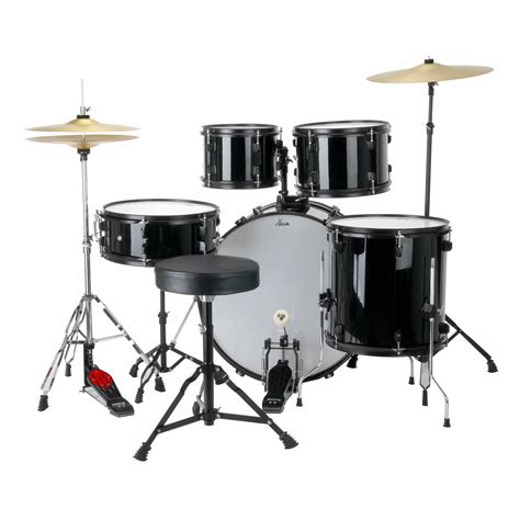 XDrum Rookie 22 Fusion Schlagzeug Komplettset Black Inkl Schule