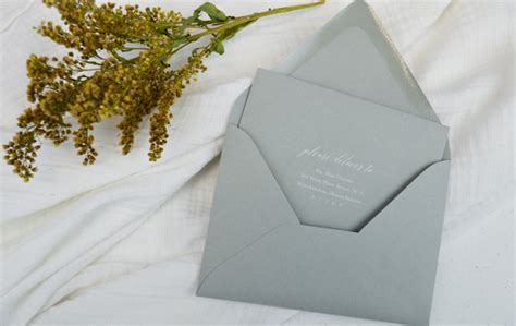 Wedding Invitations Inner Envelope Etiquette