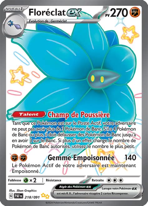 Floréclat Ex Écarlate Et Violet Destinées De Paldea 218 — Poképédia