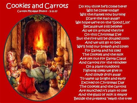 Christmas Eve Carrots Poems Best Food Poetry Essen Carrot Verses