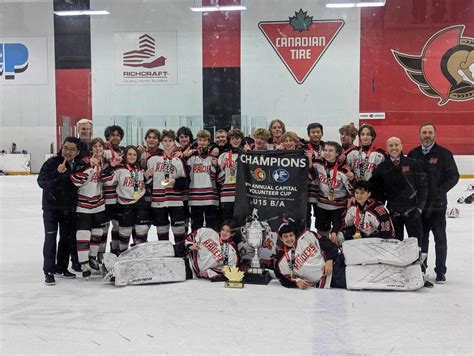 U15b Competitive Capital Volunteer Cup Champions Nmha