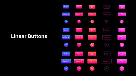 Linear Buttons Figma