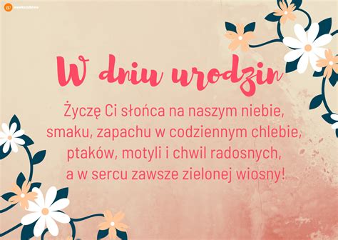 życzenia Urodzinowe Kartka Urodzinowa Do Druku