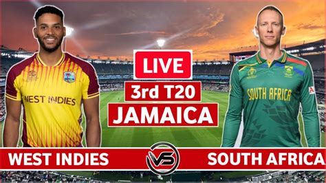 South Africa Vs West Indies 3rd T20i Live Scores Sa Vs Wi 3rd T20i