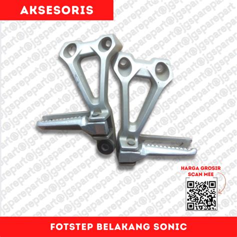 Jual FOOTSTEP SONIC BELAKANG POWER POSTEP SONIC PNP CB GL MEGAPRO TIGER