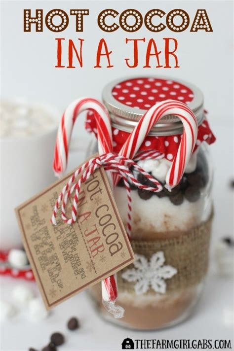 Diy Gifts Ideas Hot Cocoa In A Jar Is A Perfect Warm Up Gift To Make