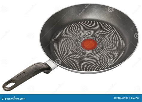 Hi Res Studio Shot Of Frying Pan Non Stick Black Isolated On White