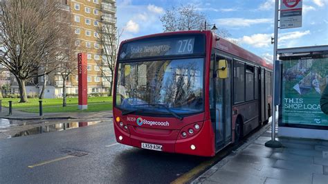 Route 276 36359 LX59 AOK Stagecoach London YouTube