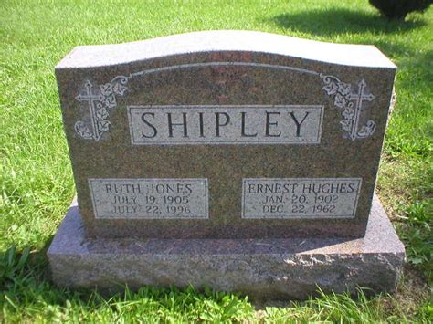 Ernest Hughes Shipley M Morial Find A Grave