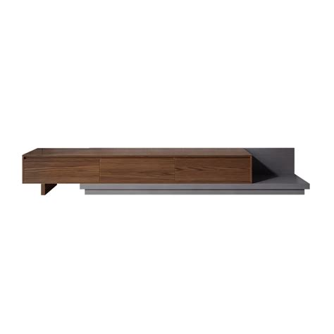 Free Shipping On Fero Walnut Extendable Tv Stand With Drawers