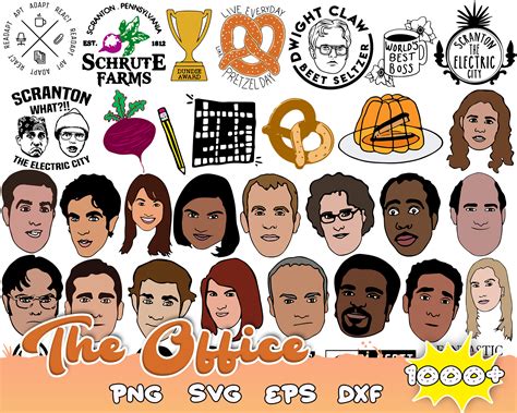 1000 THE OFFICE Bundle SVG, The Office Svg Files for Cricut, - Inspire ...