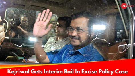 Major Relief For Cm Arvind Kejriwal Sc Grants Interim Bail In Delhi