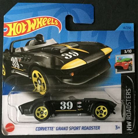 Hot Wheels Corvette Grand Sport Roadster Crna