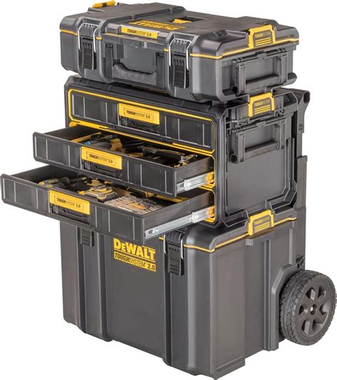 Dewalt DWST08330 1 Toughsystem 2 0 Tool Box 3 Shallow Drawer Toolbox