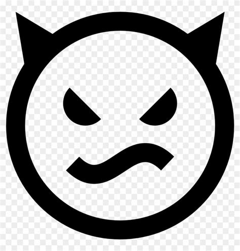 Devil Smiley Face Clipart