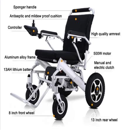 Electric Wheelchair Remote Wheelchair Folding Electric Wheelchair - Buy ...