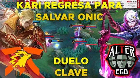 Kairi Regresa Para Salvar Onic De Eliminacion Fnatic Onic Vs Alter Ego