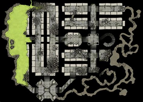 D&D Catacombs Map – Map Of The Usa With State Names