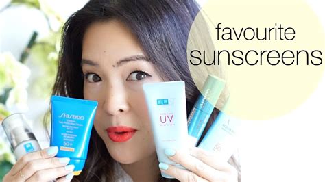 Summer Skincare Faves Japanese Asian Sunscreen Youtube