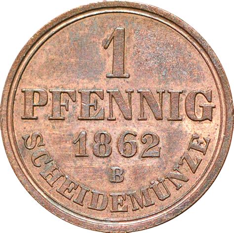 1 Pfennig George V Königreich Hannover Numista