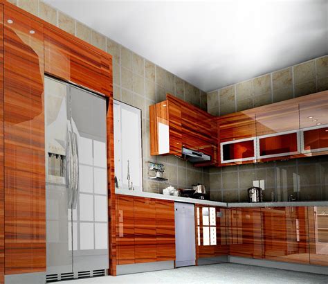 High Gloss Kitchen Cabinets