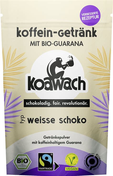 Koawach BIO Koffein Kakao Pulver Weisse Schoko 100 G 42things Onlineshop