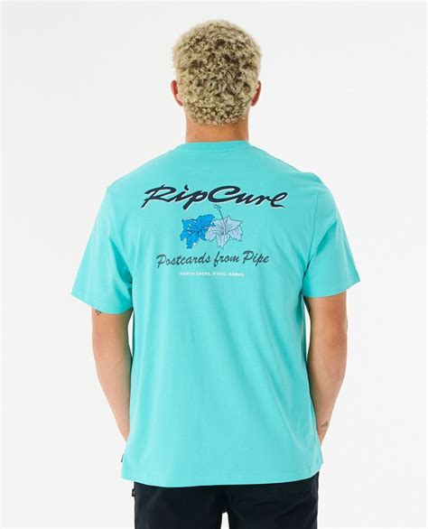 Rip Curl Postcards Hibiscus Tee Aqua Wetsuit Centre