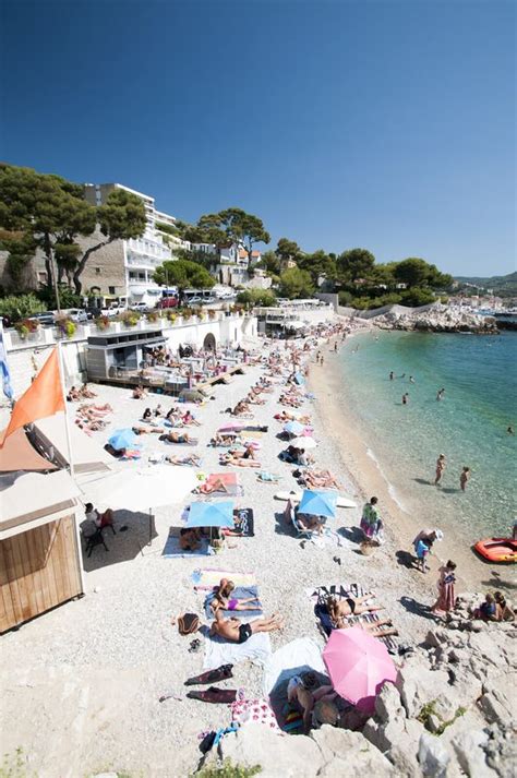 Beach at Cassis in the South of France Editorial Photo - Image of water ...