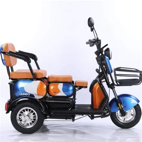 600W Silent Differential Motor Electric Tricycle Ricshaw For Elder