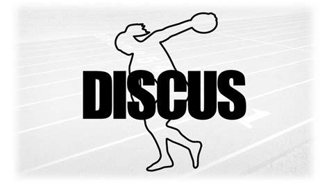 Sports Clipart Black Track And Field Word Discus W Female Woman Girl Discus Thrower Silhouette