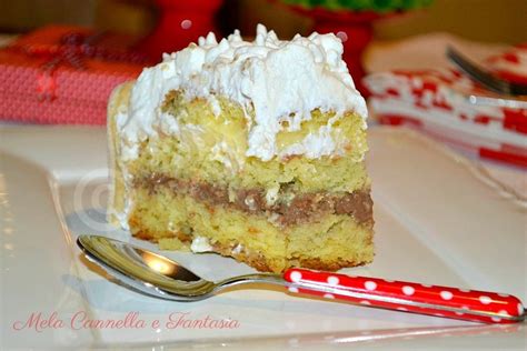 Torta Classica Di Compleanno Con Crema Pasticcera E Crema Al