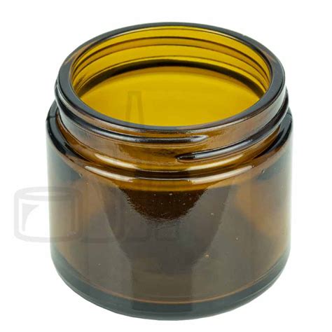 2oz Amber Glass Ss Jar 53 400 Liquid Bottles Llc