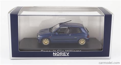 Norev Scale Renault Clio Williams Blue Met