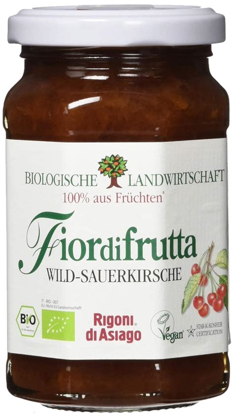 Rigoni Di Asiago Fiordifrutta Fruchtaufstrich Wild Sauerkirsch Bio