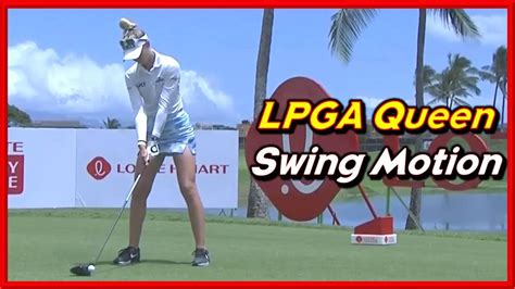 LPGA Best Swing Nelly Korda Beautiful Driver Iron Swing Slow