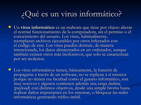 Aprender A Prevenir Virus Inform Ticos Ppt