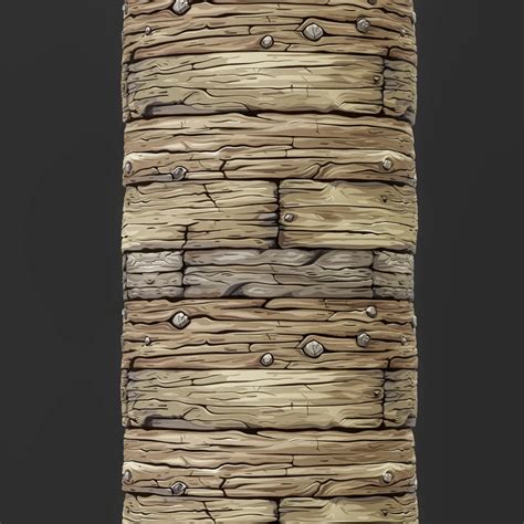 Stylized Wood Seamless Texture Flippednormals