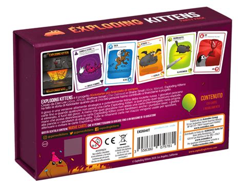 Exploding Kittens Party Pack Board Game Asmodee Italia