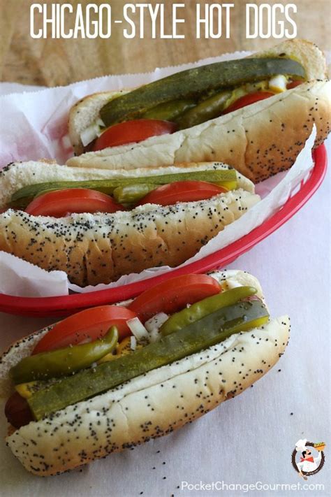 Chicago Hot Dog Recipe - Pocket Change Gourmet