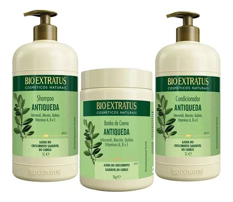 Kit Bio Extratus Jaborandi Anti Queda Tratamento Capilar Shampoo