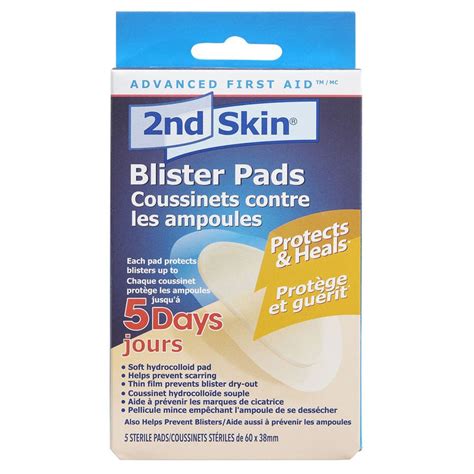 2nd Skin Blister Pads 5 Count