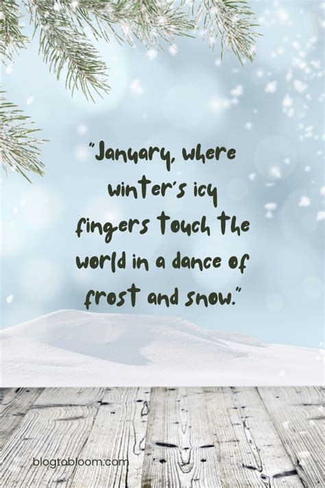 Winter Whispers January Quotes About New Beginnings And