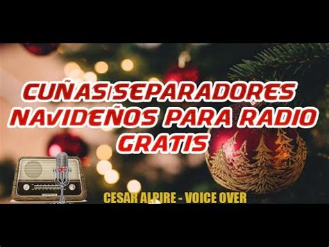 CUÑAS SEPARADORES PARA RADIO GRATIS NAVIDAD YouTube