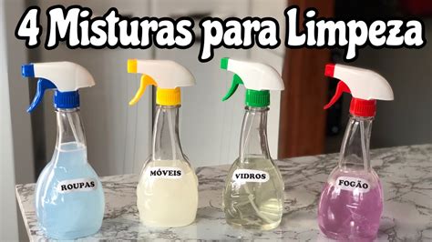 4 MISTURAS CASEIRAS PARA LIMPAR A CASA TODA YouTube