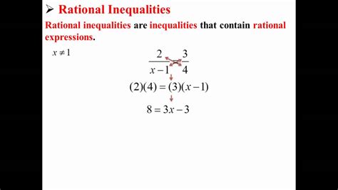 Rational Inequalities Youtube