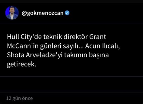 G Kmen Zcan On Twitter Ota Arveladze Hull City Ye Hay Rl Olsun