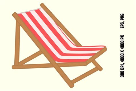 Cartoon Beach Chair