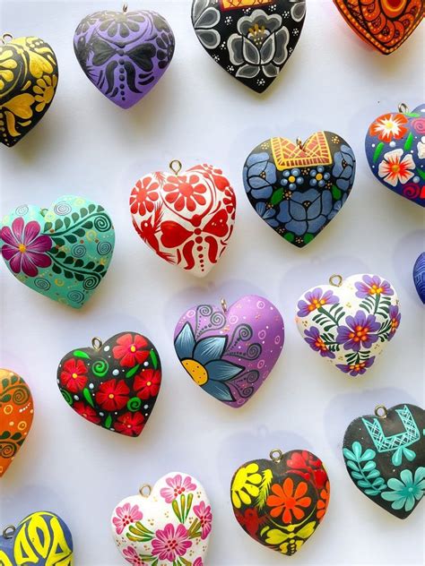 Bordando Mandalas Y Corazones En B E Folk Art Decor Heart