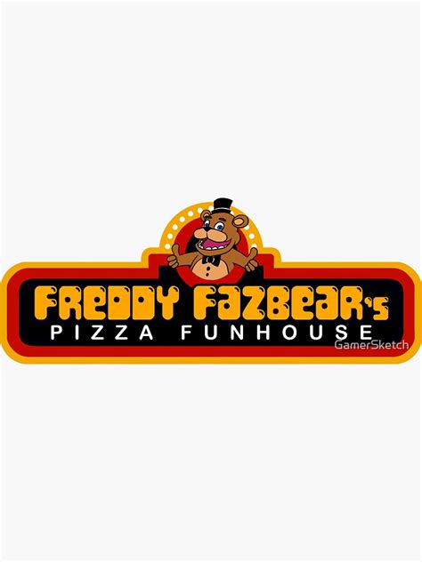 "Freddy Fazbear's Pizza logo 1" Sticker for Sale by GamerSketch | Redbubble